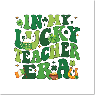 In My Lucky Teacher Era, Teacher Patrick's Day Posters and Art